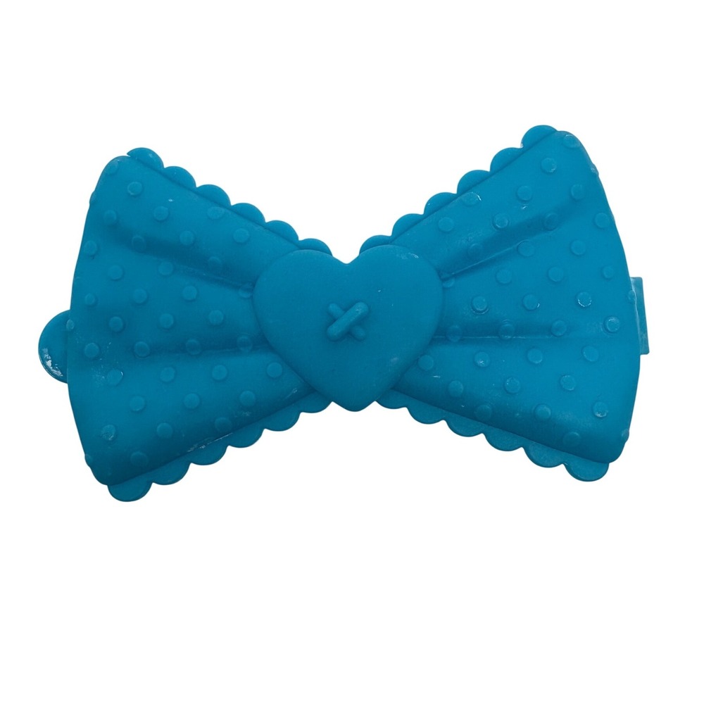 MGA Lalaloopsy 2014 Blue Bow Heart Hair‎ Clip Accessory 4 Inch Silly Hair